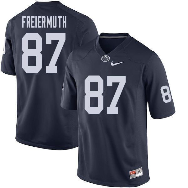 Men #87 Pat Freiermuth Penn State Nittany Lions College Football Jerseys Sale-Navy